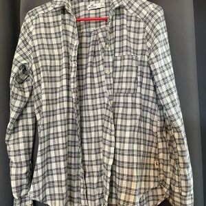 Hollister Monochrome Plaid Shirt